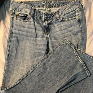 American Eagle size 10 artist stretch boot cut jean.